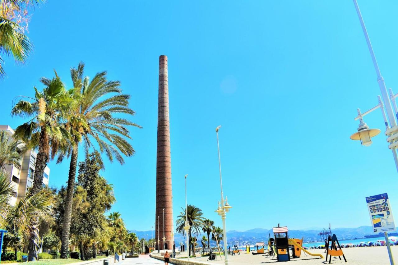 Precioso Apartamento A 5 Minutos Andando De La Playa Málaga Eksteriør billede