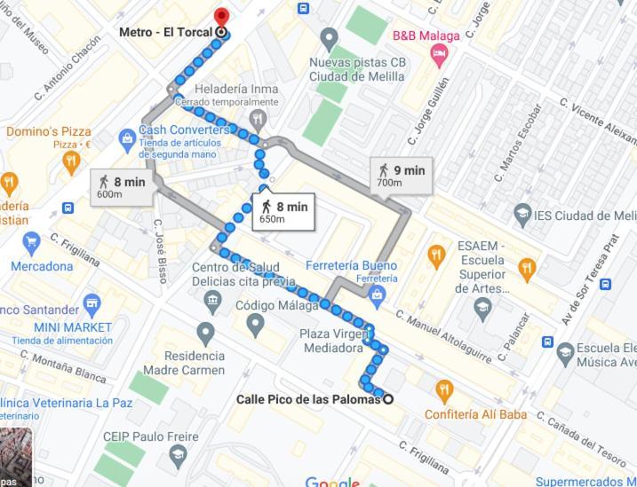 Precioso Apartamento A 5 Minutos Andando De La Playa Málaga Eksteriør billede